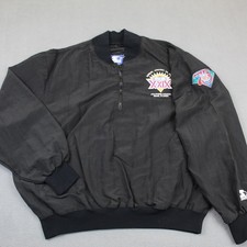 Vintage Super Bowl XXIX Jacket Pullover Mens XL Black NFL Football Starter 90s
