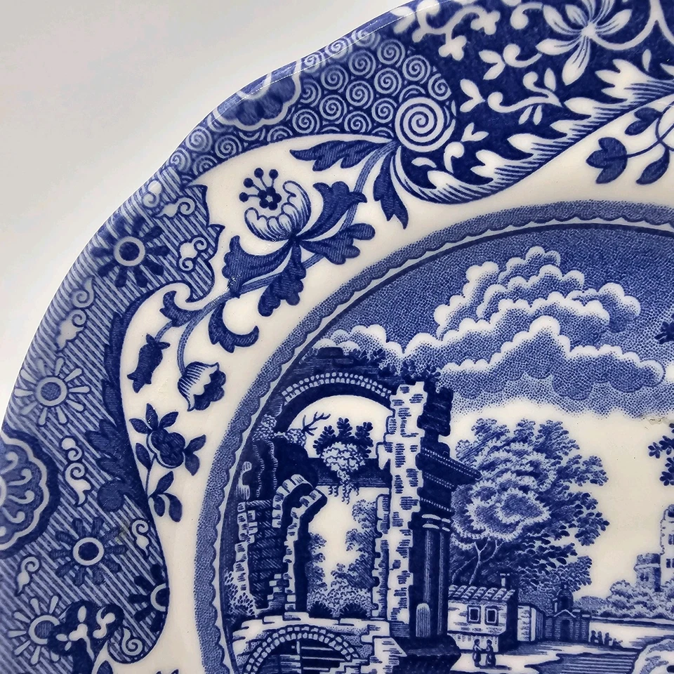 SPODE BLUE ITALIAN BREAD & BUTTER PLATES SET OF 2 - Image 4 of 4