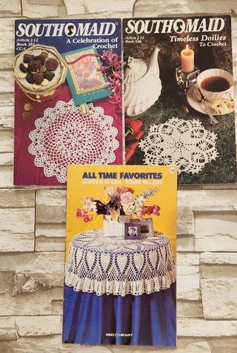 11x Crochet Booklets Doilies Afghans Cottages South Maid Leisure Arts - Picture 6 of 12