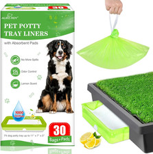 30 Pack Pet Loo Liners with Super Absorbent Pads for Petsafe Dog Potty Disposabl