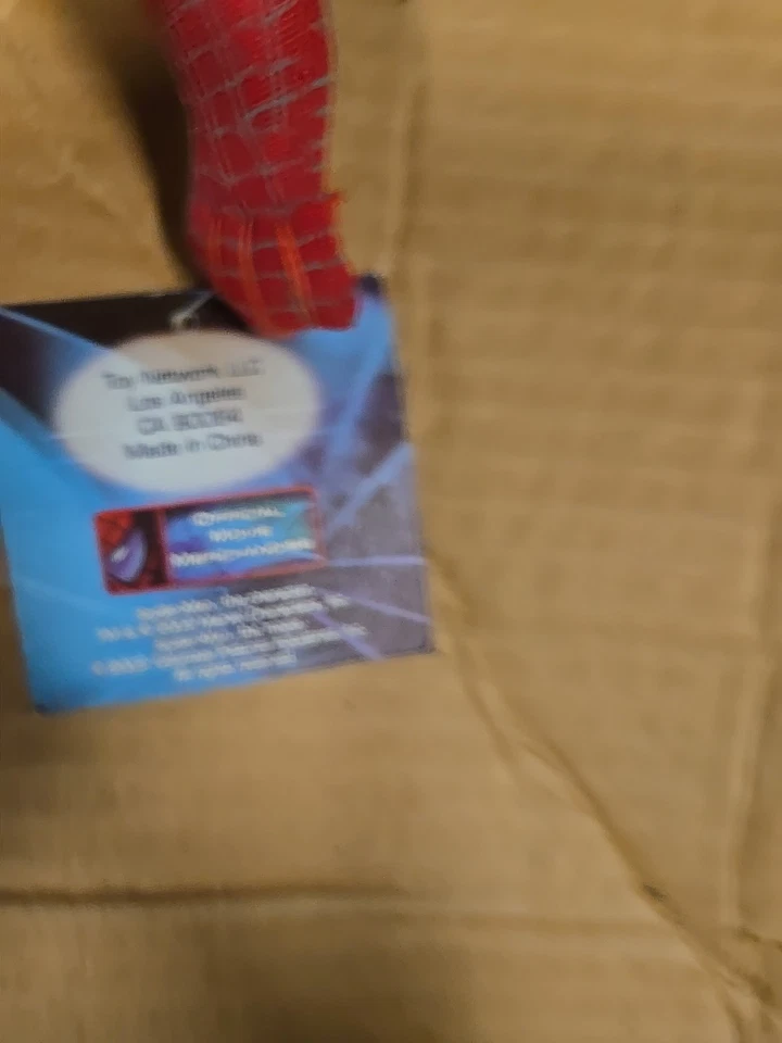 RARE Vintage 2002 Spiderman Tobey Maguire Movie 16” Plush With Tags - Image 4 of 4