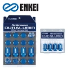 20pcs ENKEI Genuine Duralumin Wheel Lock Nut Set 19HEX 12x1.5 Blue