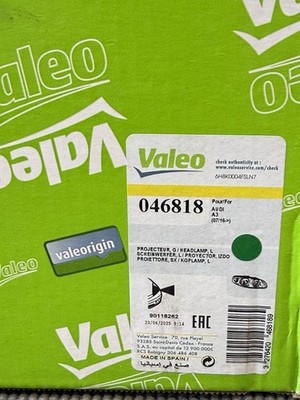 New! Audi Valeo Front Left Headlight 46818 8V0941043G