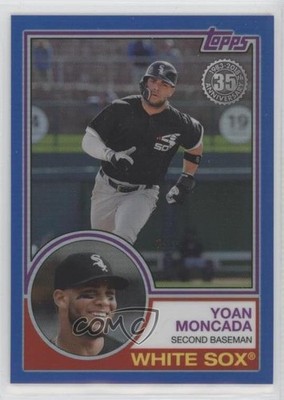 2018 Topps Silver Pack 1983 Design Chrome Series 2 Blue 69/150 Yoan Moncada ii1