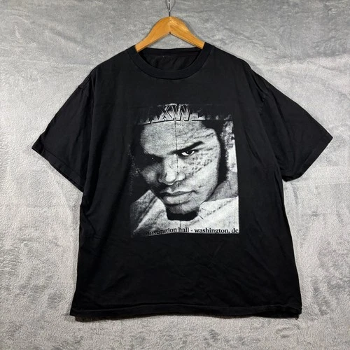 Y2k Maxwell World Tour T Shirt Black Graphic Concert 1990s vintage concert t-shirt, vintage, size XL, single stitch, B+ condition