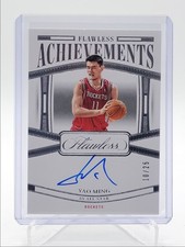 YAO MING 2023-24 FLAWLESS ACHIEVEMENTS AUTOGRAPH ROCKETS AUTO /25 Q5692