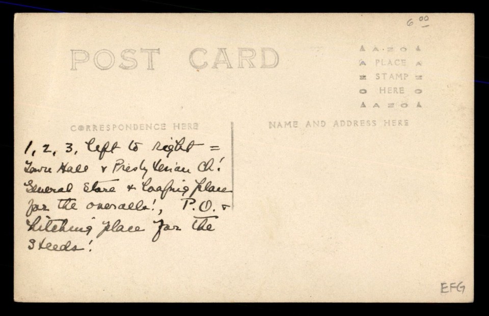 Mayfairstamps Colorado Eckert Post Office & Store RPPc real Photo