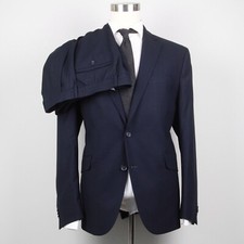 Kenneth Cole Men's 2-pc Suit Slim Suit Jacket 46R Mismatched Pant 42W 32L Blue