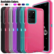 Heavy Duty Phone Hard Case For Samsung Galaxy S20 S21 S23 S24 S25 Ultra/+ Cover