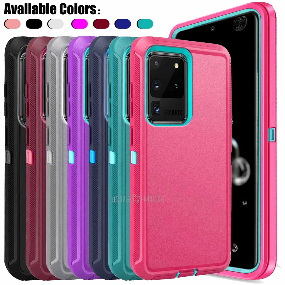 Heavy Duty Phone Hard Case For Samsung Galaxy S20 S21 S23 S24 S25 Ultra/+ Cover
