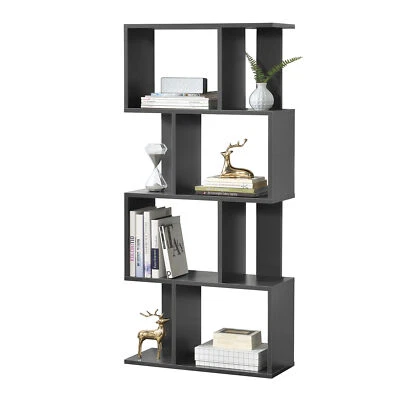en.casa Bücherregal Regal Standregal Medienregal Aktenregal Aufbewahrung Büro - Bild 1 von 4