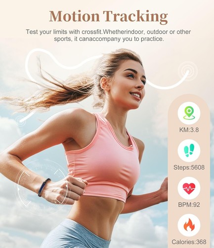 SIEMORL Women's Smart Bracelet with Heart Rate & SpO2 Monitor - Zdjęcie 4 z 7