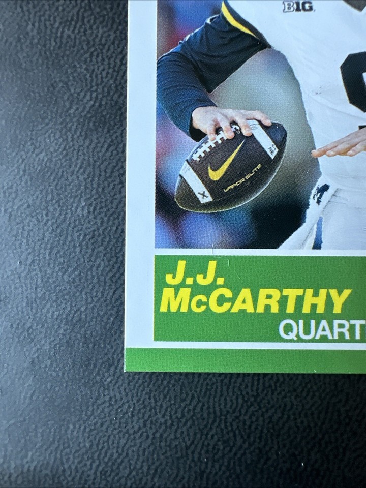 2024 SCORE NFL 8 J.J. McCarthy 35th Anniversary Rookie GOLD PARALLEL SSP 💎MINT eBay