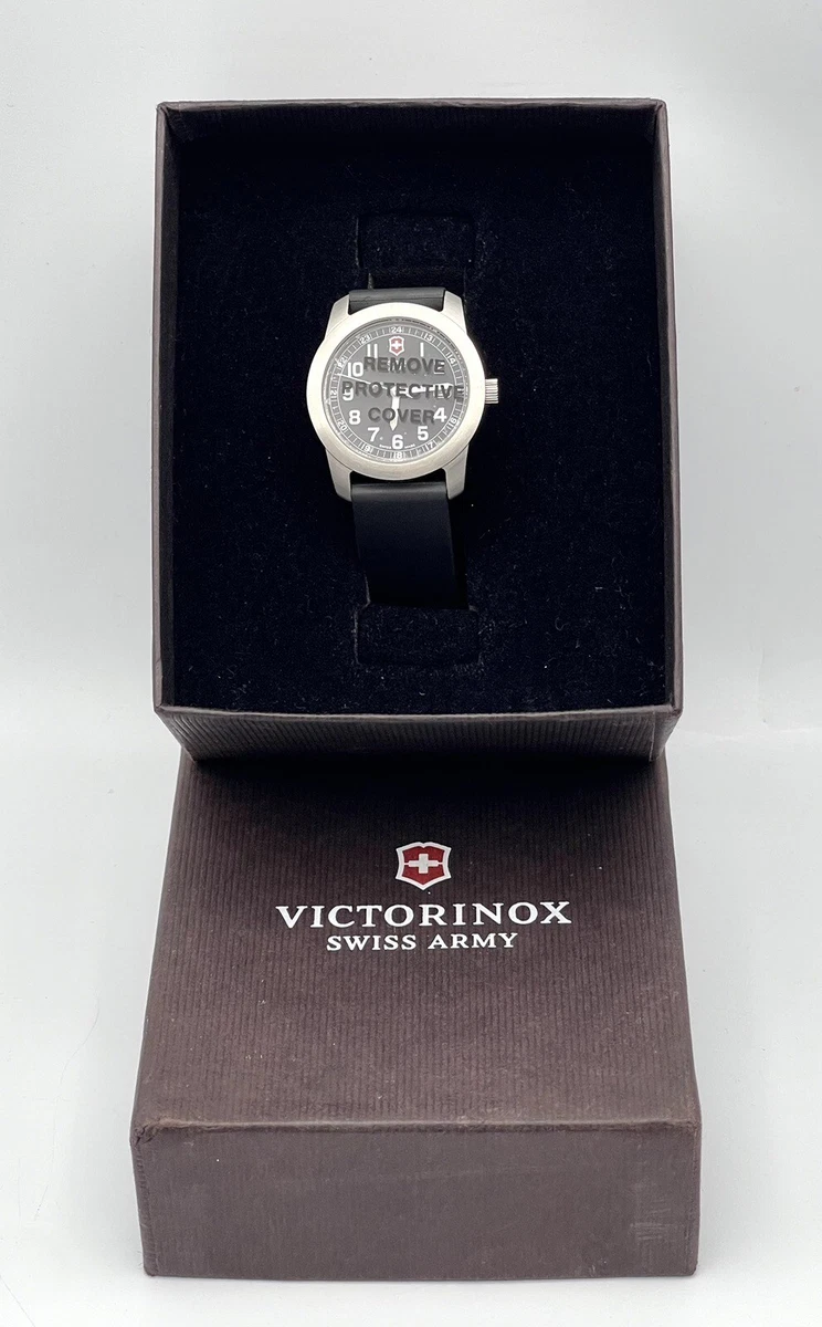 Swiss army top watch black face