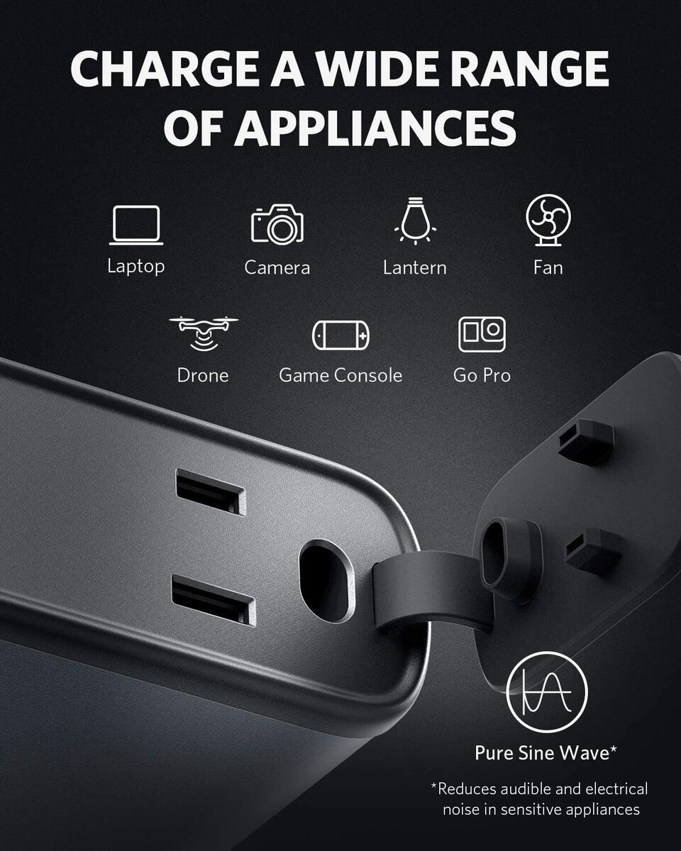 Anker Powerhouse 90, 87.6Wh Portable Charger with 100W AC Anker Powerhouse 90, 87.6Wh Portable Charger with 100W AC