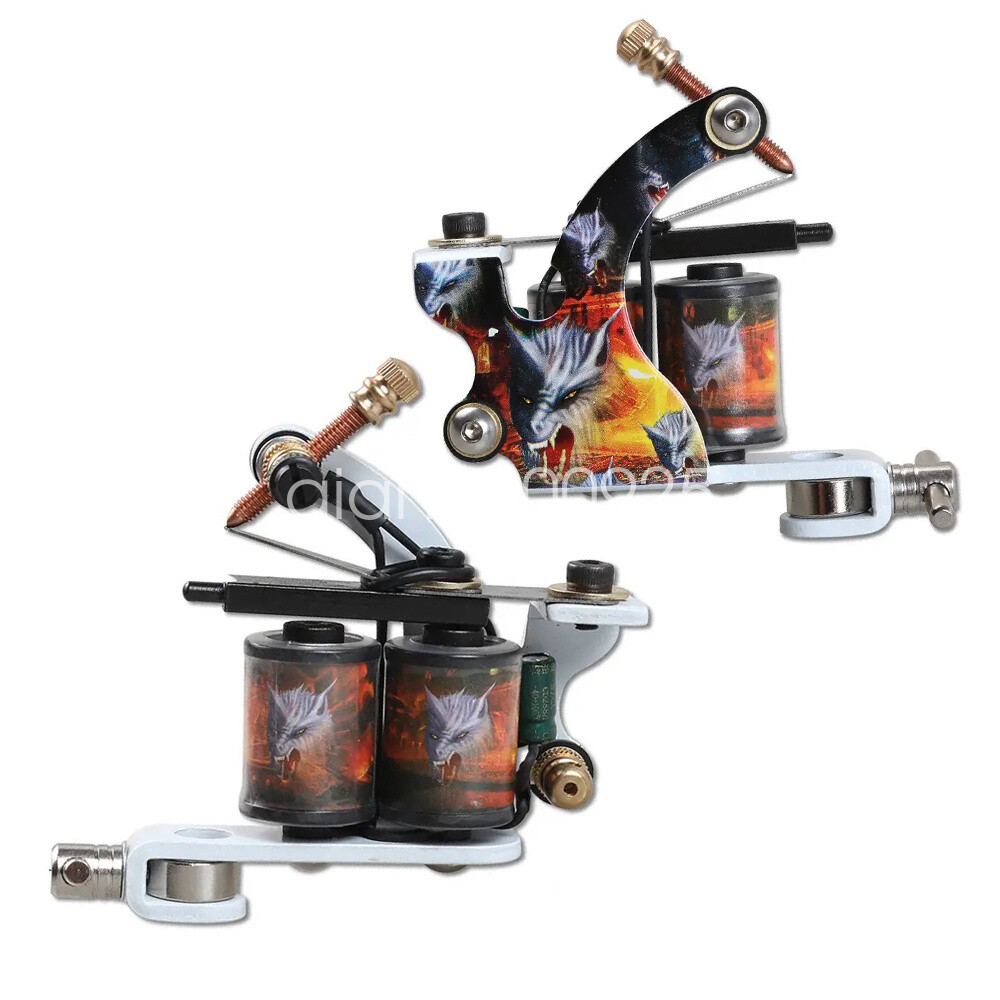 Dragonhawk Tattoo Kit 4 Machine Gun 40 Color Ink Power