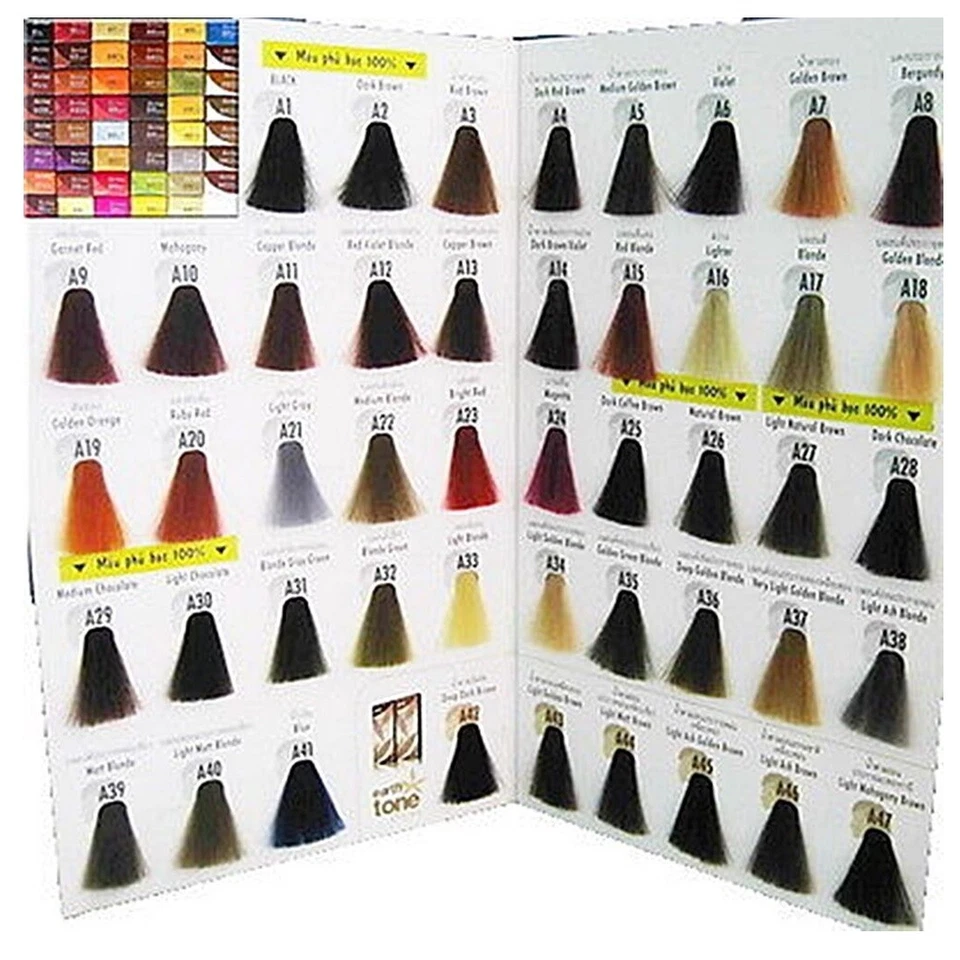 Berina Hair Dye Color Cream Cool Style Unisex Permanent Professional Bleacher - Image 3 of 4