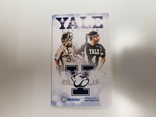 Yale University 2015 Men's & Women's Lacrosse Pocket Schedule