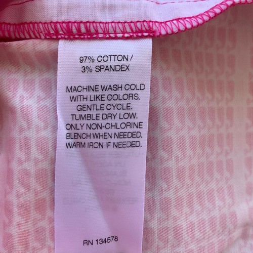 Vineyard Vines Skirt Girl's Large 14 Whale Stripe Rhododendron Pockets 7R0337 - Picture 7 of 9