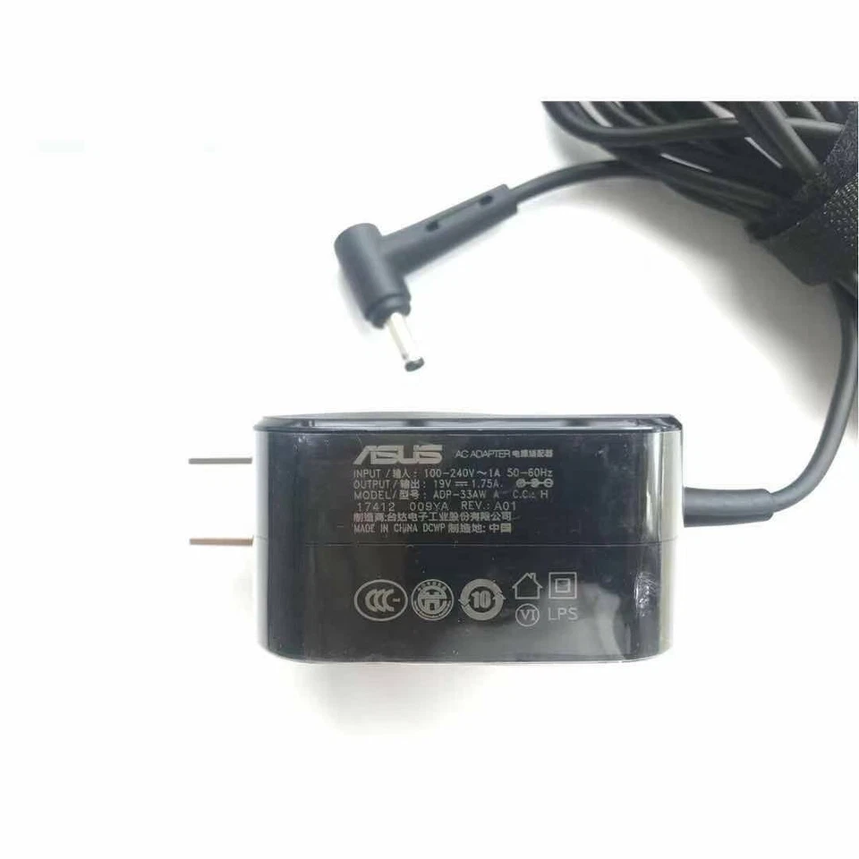 New Asus ADP-33AW Ac Laptop Charger Adapter Charger Power Supply 19V 1.75A USA - Image 3 of 4