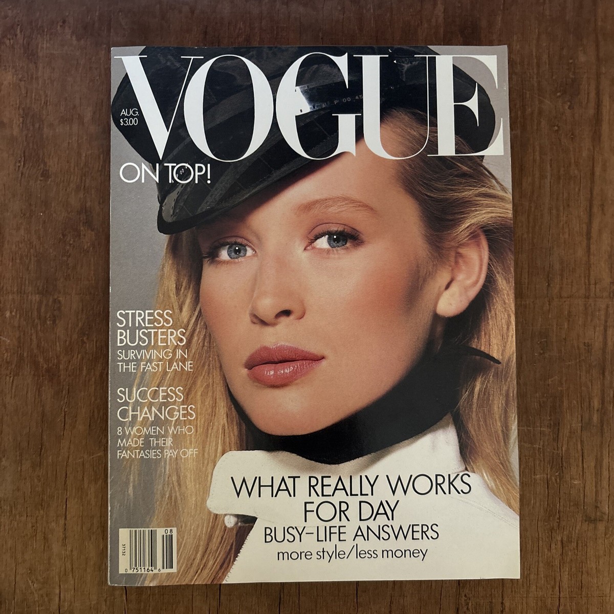 1987 August Vogue Magazine Estelle LeFebure Super Models Dirty