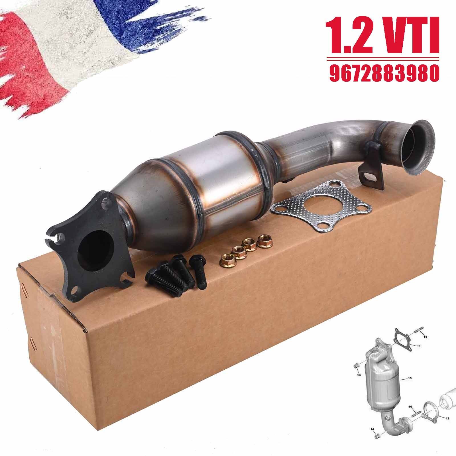 Catalyseur 9672883980 haute performance antipollution pour Peugeot 108 et Citroën C1