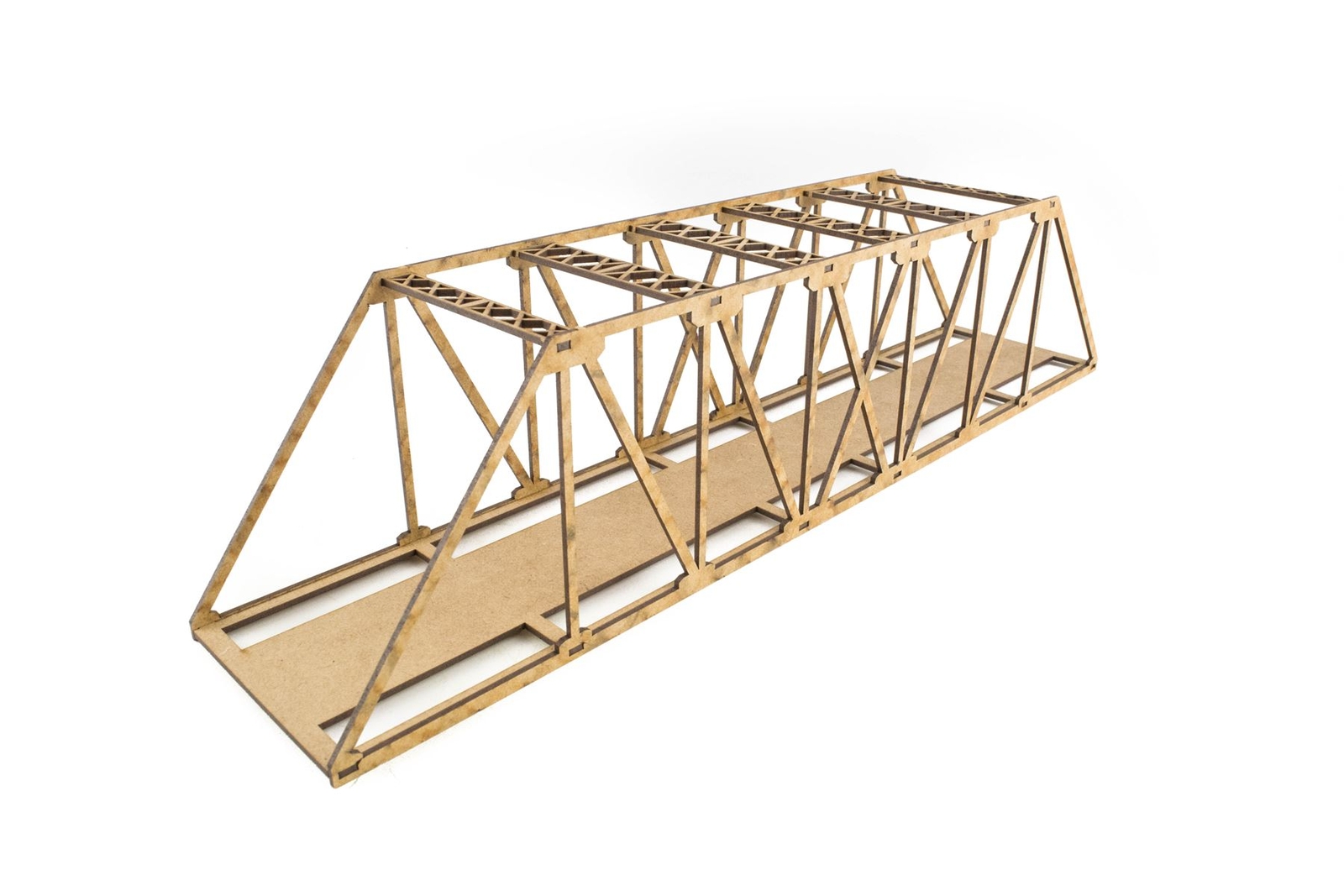 WWS Single Track Low-Detail MDF Girder Bridge 560mm – OO/HO Model Railway