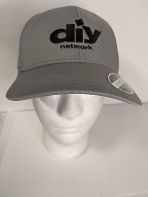 DIY Network hat fitted gray embroidered cap small/medium quick dry cap america