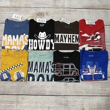 Toddler Boy Lot Of T-Shirts Size 2T. NWT 8 Short Sleeve T-Shirts. Colorful.