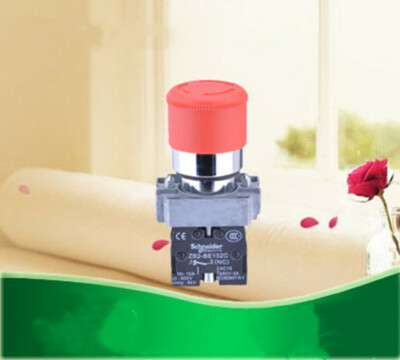 1PC NEW Emergency stop button switch Rotate to reset