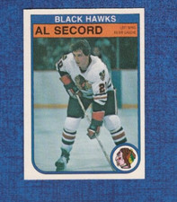 1982-83 OPC O-pee-chee Hockey # 74 Al Secord