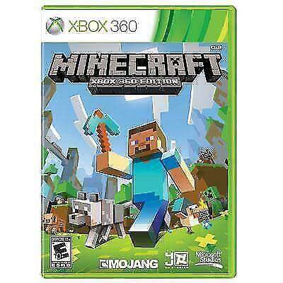 Microsoft Minecraft Xbox 360 Edition DISK, CASE AND COVER