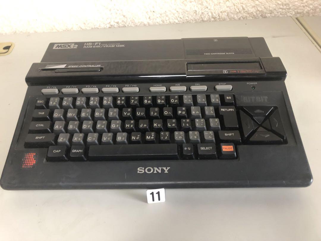 SONY MSX 2 HB-F1 ROM 64K/VRAM 128K Main unit only Operation 