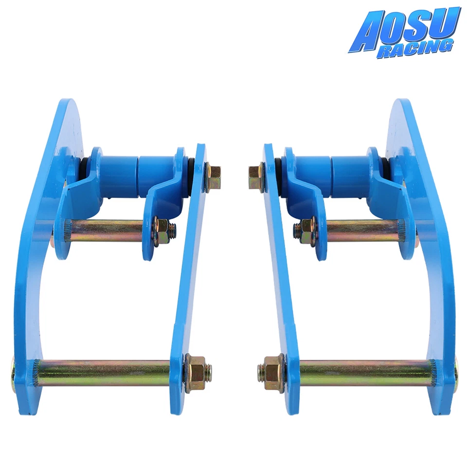 Rear Leaf Spring Shackles Extended 2" Lift For Toyota Hilux REVO 2.5L 2016+ Pair — 第 3/4 张图片