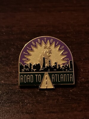 1996 Atlanta Summer Olympics Road To Atlanta Lapel Hat Pin | eBay
