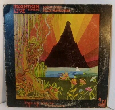 Vintage 1975 Mountain LIVE ''The Road Goes Ever On'' Vinyl LP (5502) Windfall