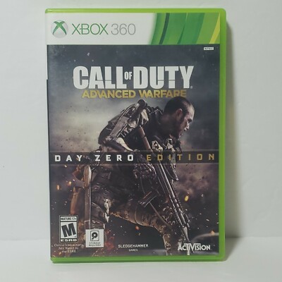 Call of Duty: Advanced Warfare Day Zero Edition 2 Disc (Xbox 360) No Manual