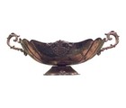 meted brass compote
