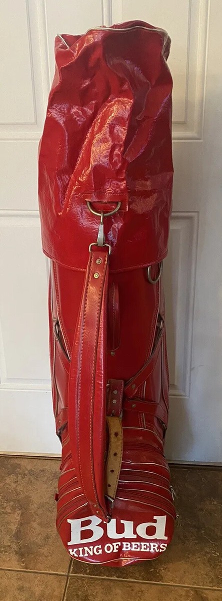 Budweiser Beer RARE Vintage Vinyl Plastic 6 Way Cart Staff Golf