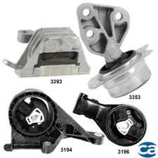 Engine Motor Mount & Auto. Trans. Mount 4Pcs Set for Chevrolet Malibu 13-15 2.5L