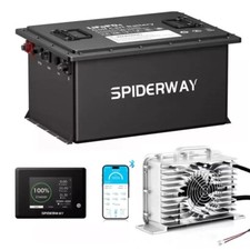 48V/51.2V 150Ah Golf Cart LiFePO4 Lithium Battery 6000+Cycle for Solar Forklifts