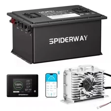 48V 150Ah Lithium LiFePO4 Battery Golf Cart 200A BMS 10.24Kw 6000+ Cycle-10YLF