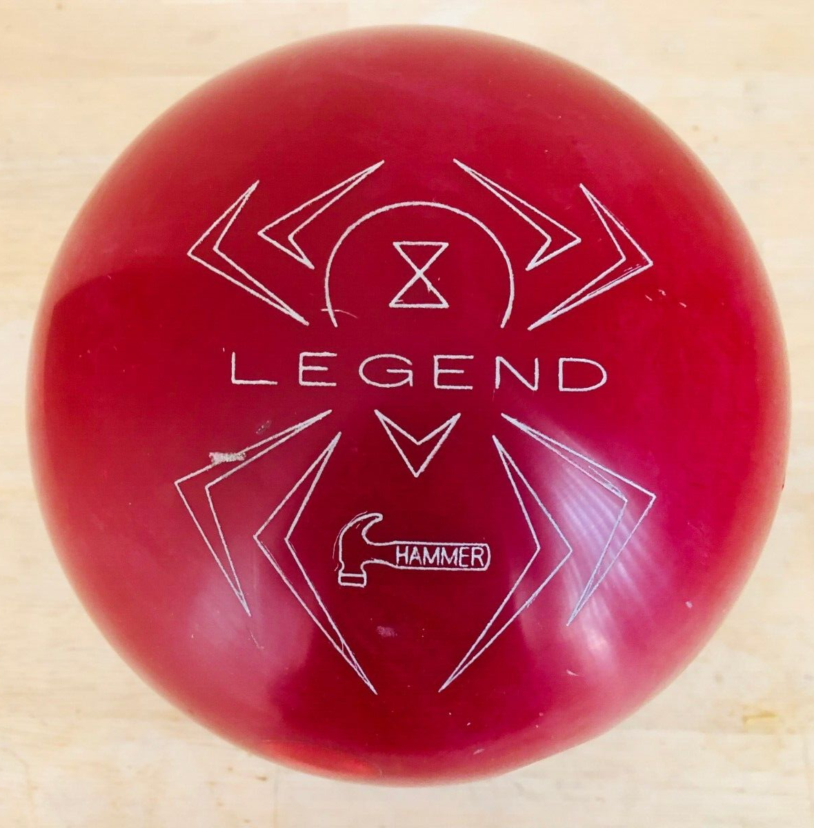 HammerBlack Widow Red Legend Solid15 lb.Bowling BallNo Thumb Drilling eBay