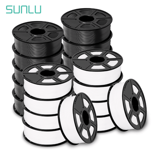 Lote de 5/10/20 KG SUNLU PLA+ PLA ABS PETG filamento de impresora 3D 1,75 mm cuidadosamente enrollado - Imagen 27 de 64