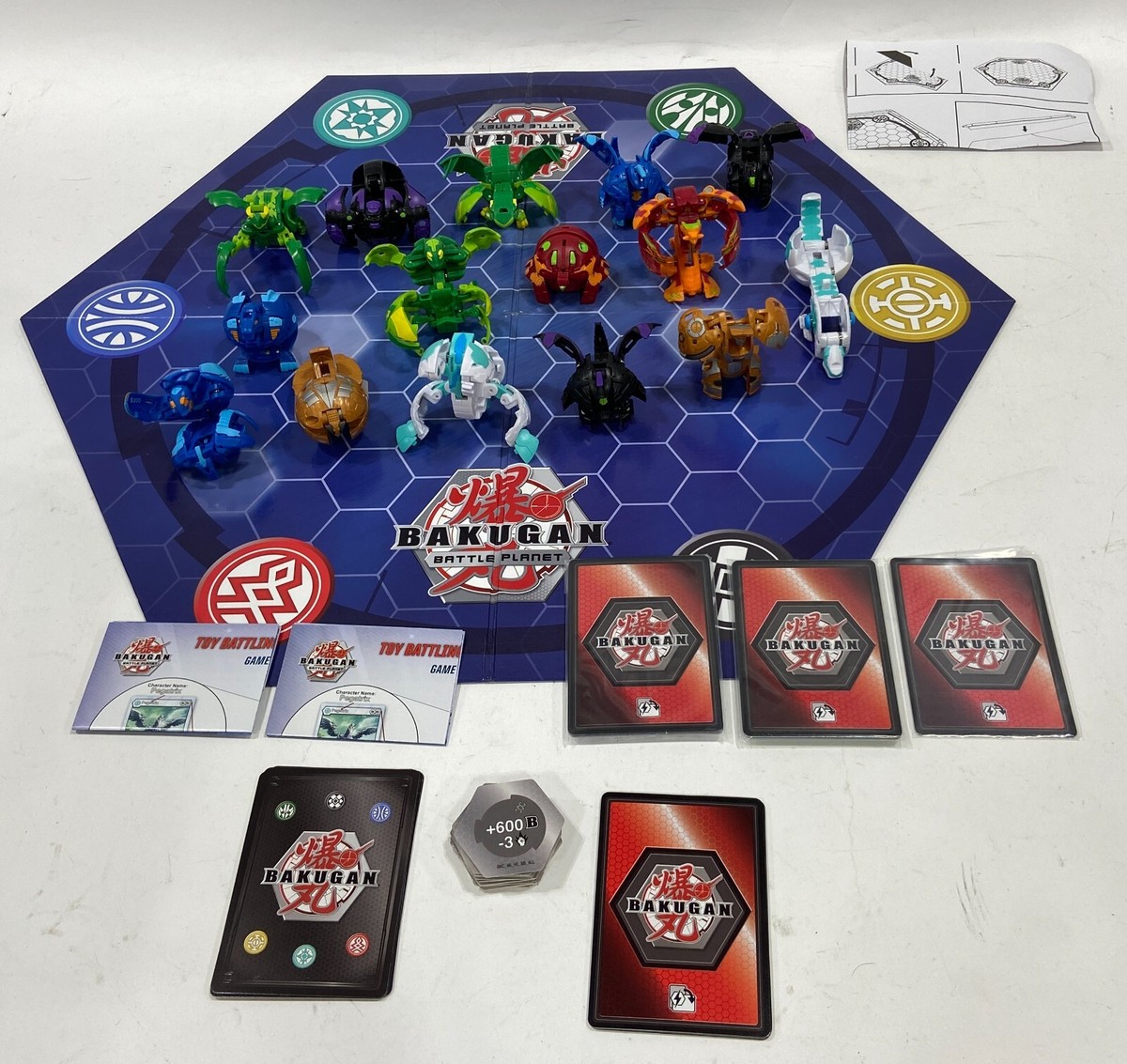 Bakugan Battle Brawler Lot of 15 w/ Board + Accessories | eBay