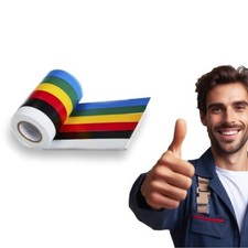 New Fits Stiktek 1/2 in. x 20 ft. Multiple Color Electrical Tape, 6 Rolls Rate