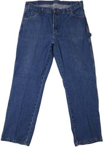 Dickies Jeans Mens 38x32 Blue Denim Carpenter Car… - image 1
