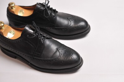 Mens BERWICK 1707 Black Leather Brogues Vibram Sole size UK 8.5 | eBay