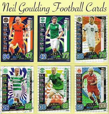 Topps SPFL MATCH ATTAX 2016-17   SCHOTTISCHE PREMIER LEAGUE   Karten #217-330 + LTD