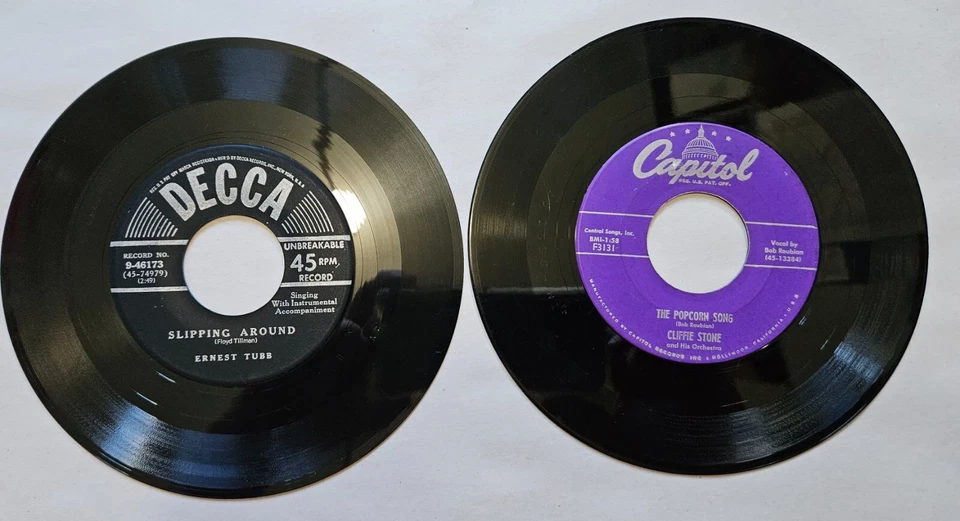 7" Lot #54 TESTED 45s My Record House 10-Sleeve Album Binder Book 1950s Country - Image 4 of 4